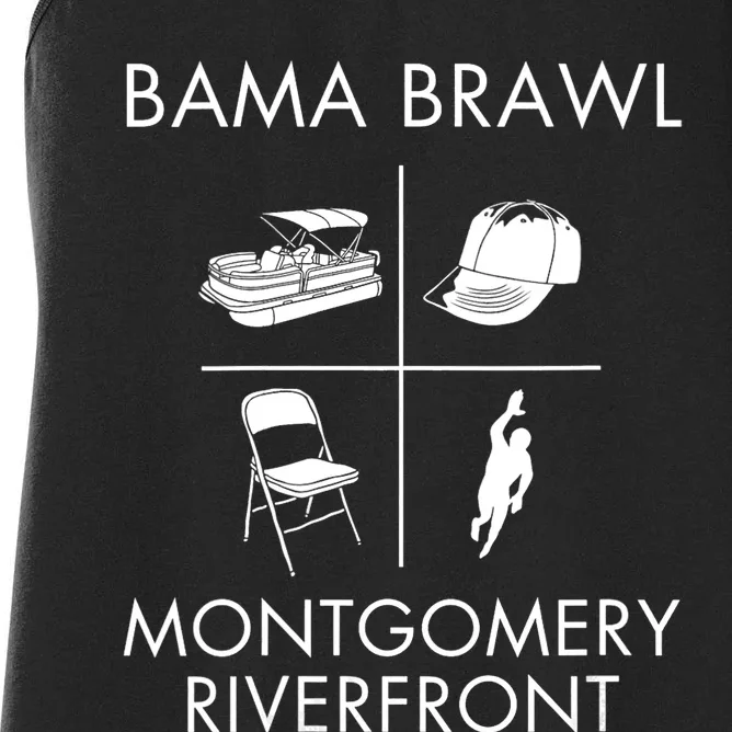 Alabama Brawl Montgomery Riverfront Brawl Trending Shirts Women's Racerback Tank