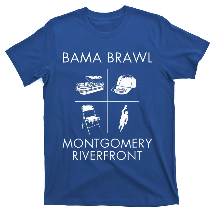 Alabama Brawl Montgomery Riverfront Brawl VNeck T-Shirt