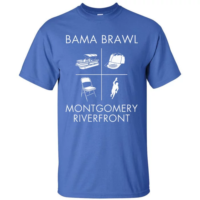 Alabama Brawl Montgomery Riverfront Brawl VNeck Tall T-Shirt