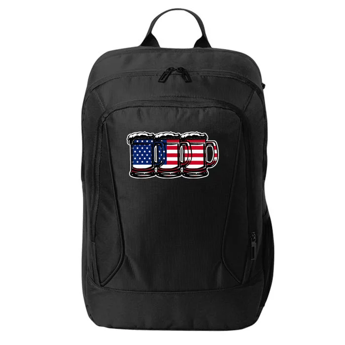 America Beer Mugs City Backpack