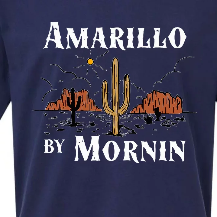 Amarillo By Morning Country Music Western Sueded Cloud Jersey T-Shirt