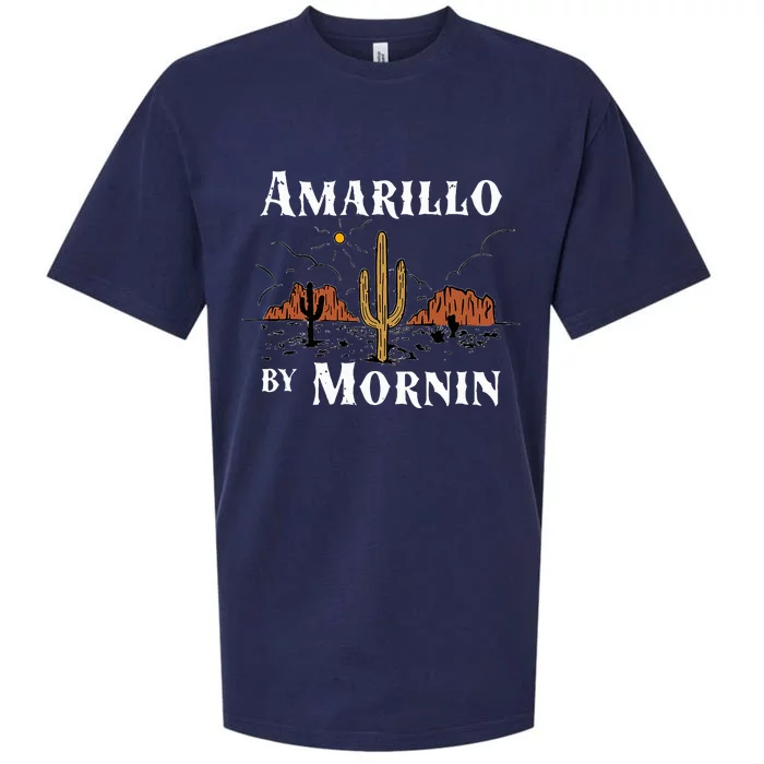 Amarillo By Morning Country Music Western Sueded Cloud Jersey T-Shirt