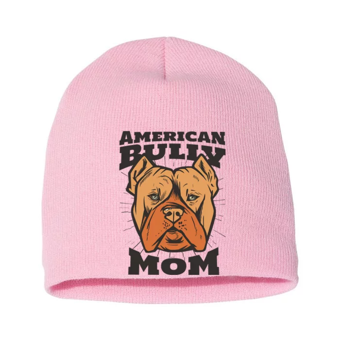 American Bully Mom Short Acrylic Beanie