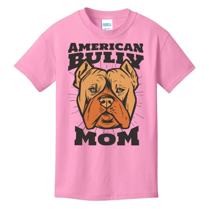 American Bully Mom Kids T-Shirt