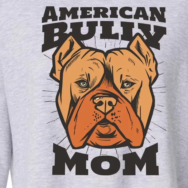 American Bully Mom Cropped Pullover Crew