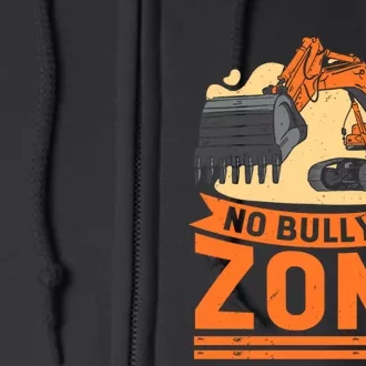 Anti Bullying No Bullies Full Zip Hoodie