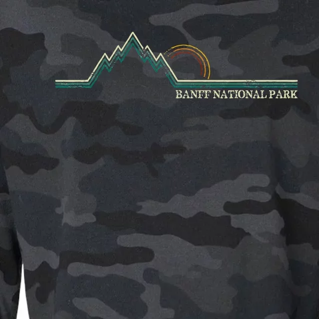 Alberta Banff National Park Canada Adventure Cropped Pullover Crew