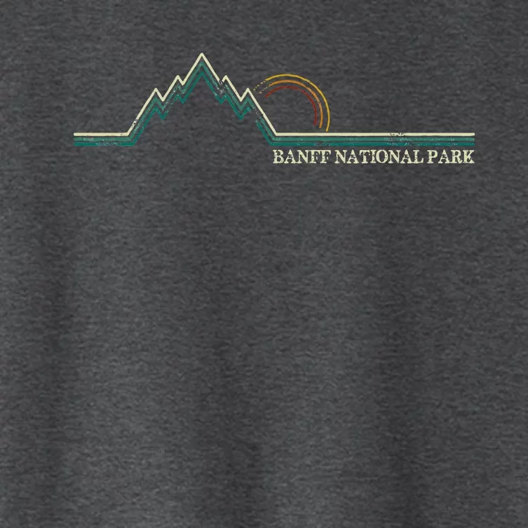 Alberta Banff National Park Canada Adventure Women's Crop Top Tee