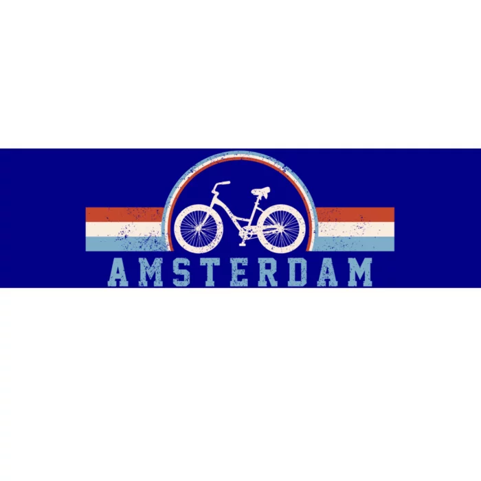 Amsterdam Bicycle Netherlands Holland Dutch Bike Vintage Gift Bumper Sticker