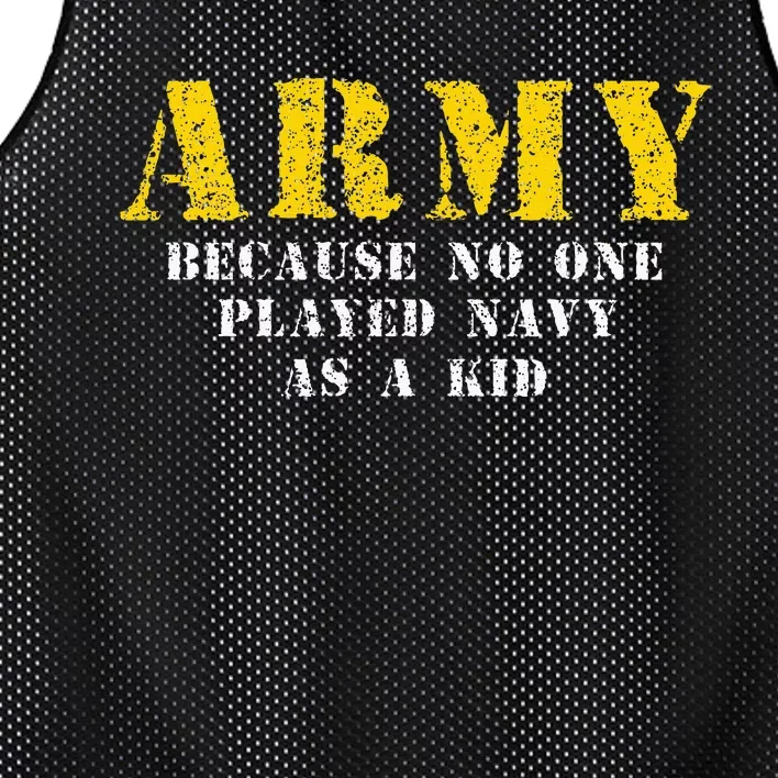 Army Because No One Played As Funny Army Says Mesh Reversible Basketball Jersey Tank