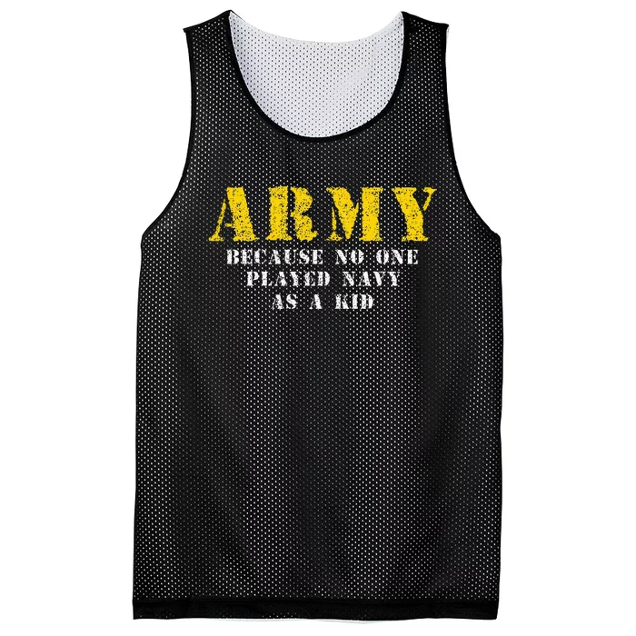 Army Because No One Played As Funny Army Says Mesh Reversible Basketball Jersey Tank