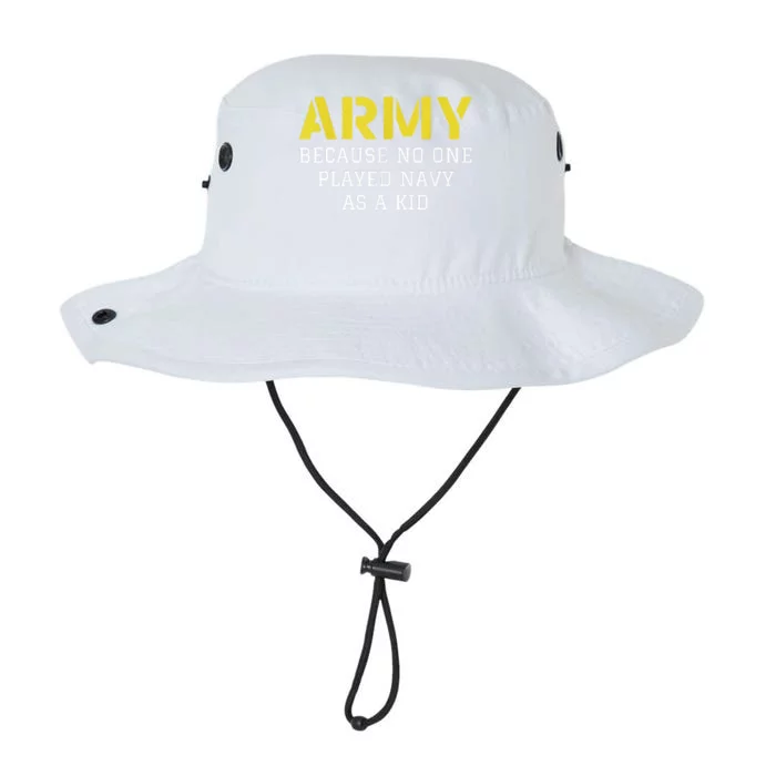 Army Because No One Ever Played Navy Funny Military Legacy Cool Fit Booney Bucket Hat