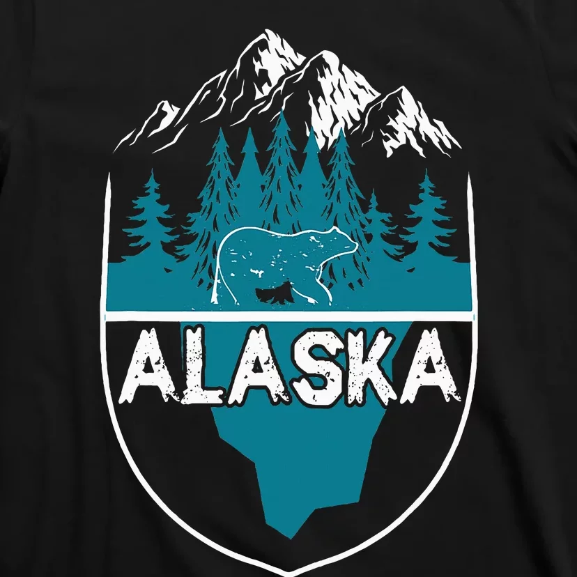 Alaska Bear Nature Alaskan Mountains T-Shirt