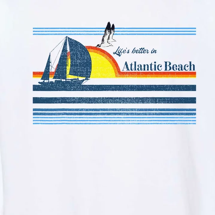 Atlantic Beach Nc North Carolina Gift Beach Garment-Dyed Sweatshirt