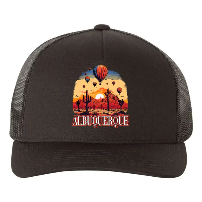 Albuquerque Balloon New Mexico Hot Air Balloon Yupoong Adult 5-Panel Trucker Hat