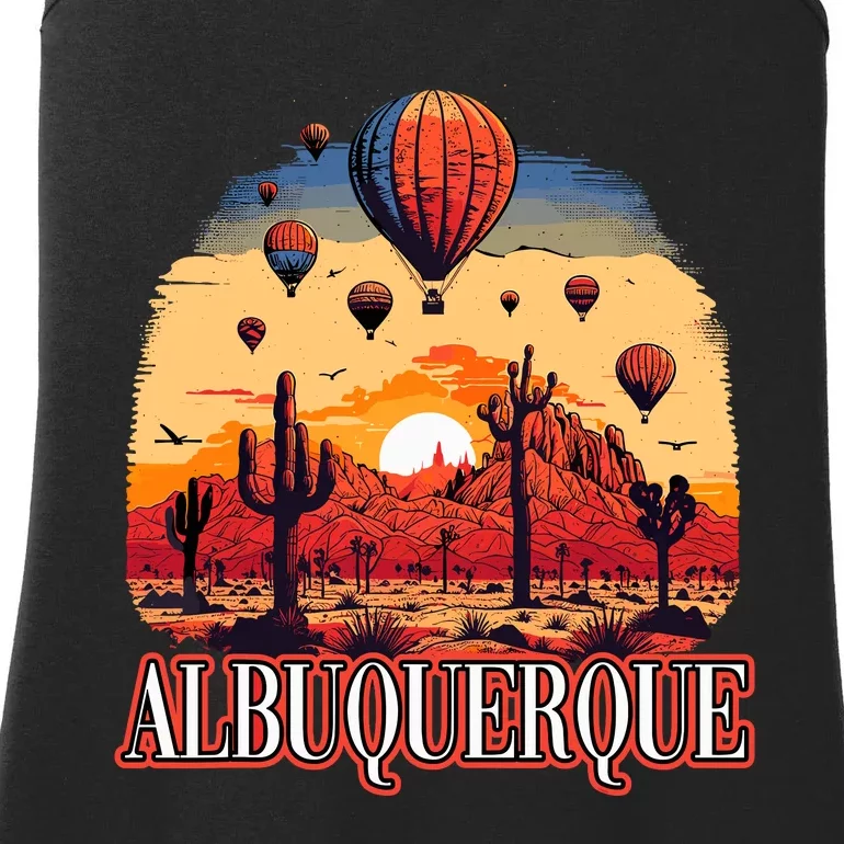 Albuquerque Balloon New Mexico Hot Air Balloon Ladies Essential Tank