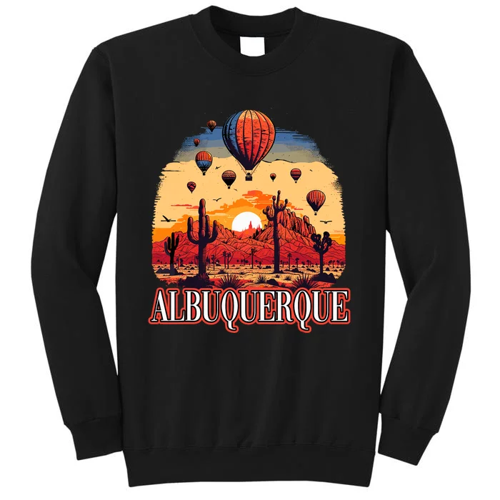 Albuquerque Balloon New Mexico Hot Air Balloon Tall Sweatshirt