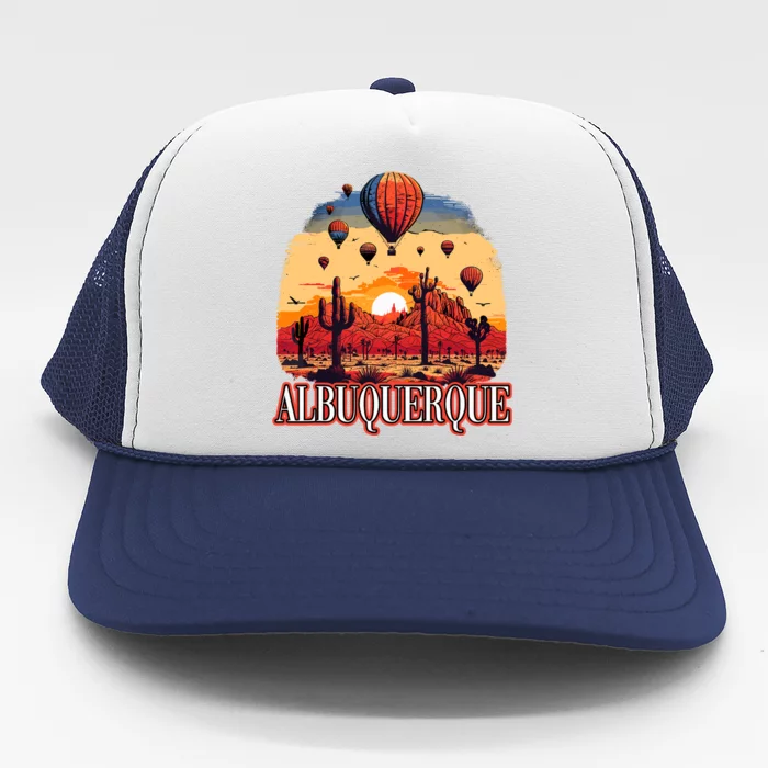 Albuquerque Balloon New Mexico Hot Air Balloon Trucker Hat