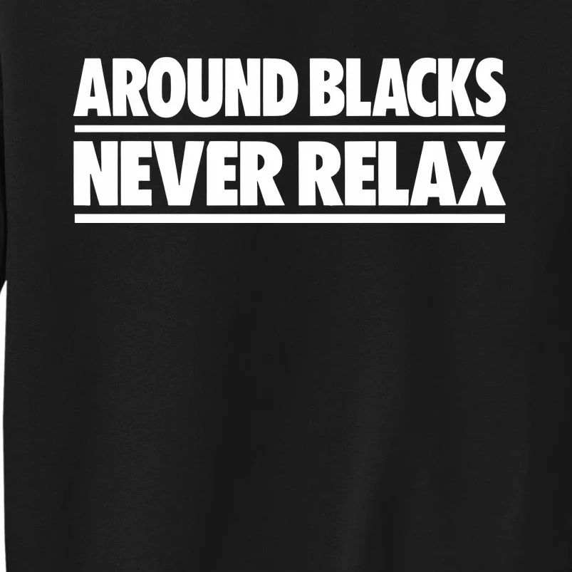 Around Blacks Never Relax Sweatshirt