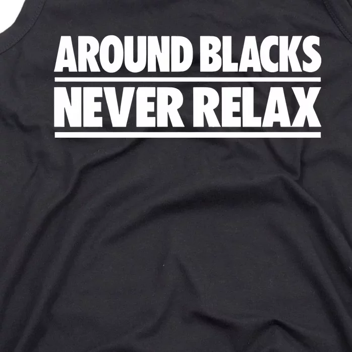 Around Blacks Never Relax Tank Top