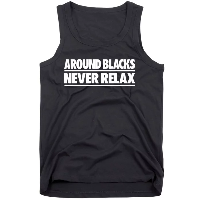 Around Blacks Never Relax Tank Top