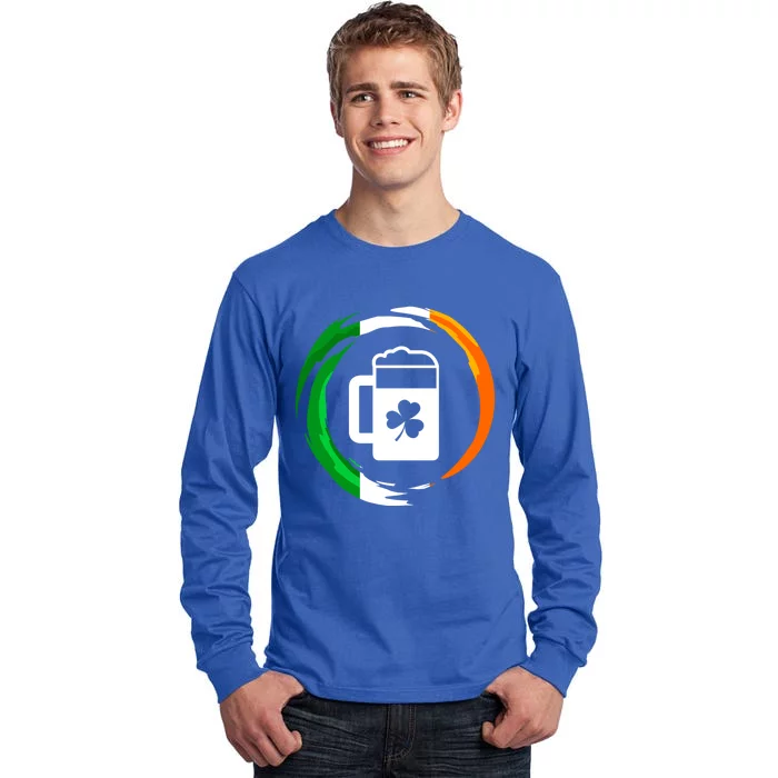 Abstract Beer Of Saint Patrick Day Illustration Gift Tall Long Sleeve T-Shirt