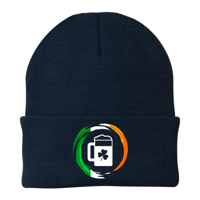 Abstract Beer Of Saint Patrick Day Illustration Gift Knit Cap Winter Beanie