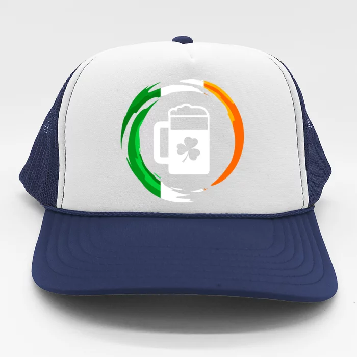 Abstract Beer Of Saint Patrick Day Illustration Gift Trucker Hat