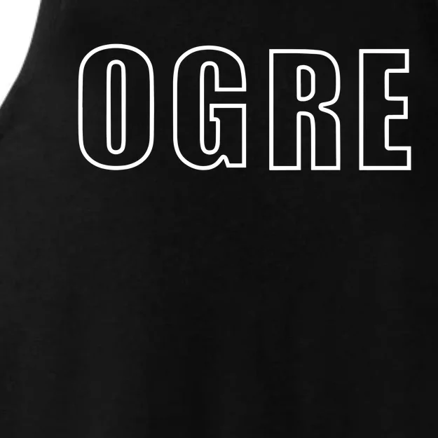 Autographed Big Ogre Ladies Tri-Blend Wicking Tank