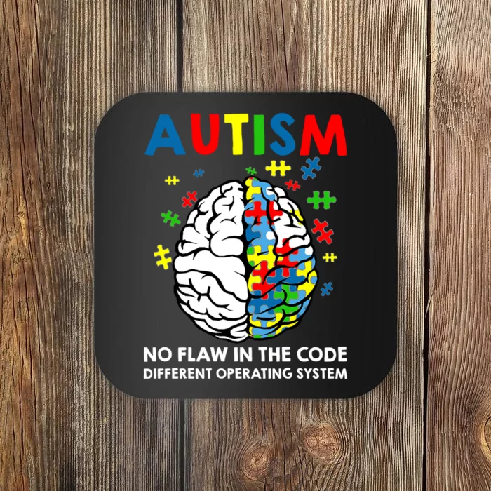 Autism Brain Operating System Coaster