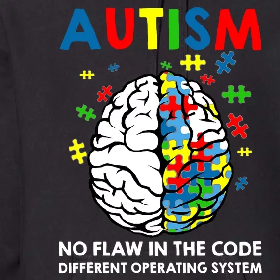 Autism Brain Operating System Premium Hoodie