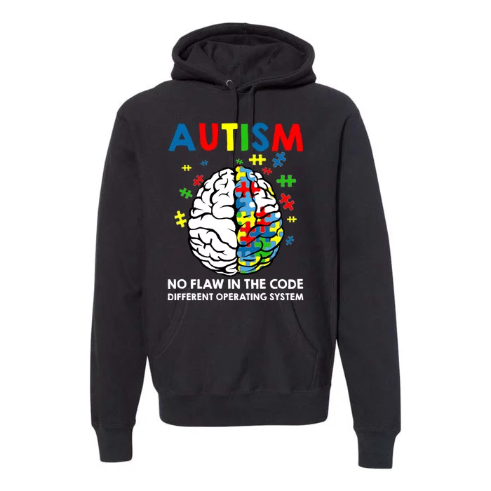 Autism Brain Operating System Premium Hoodie