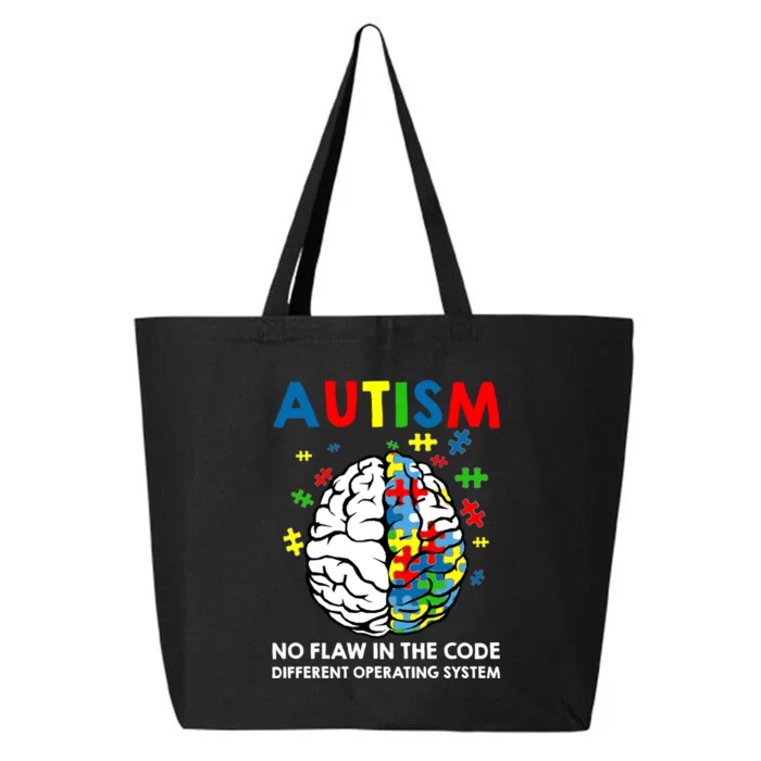 Autism Brain Operating System 25L Jumbo Tote