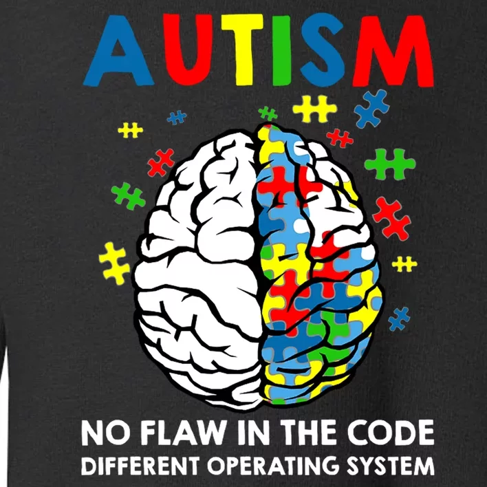 Autism Brain Operating System Toddler Sweatshirt