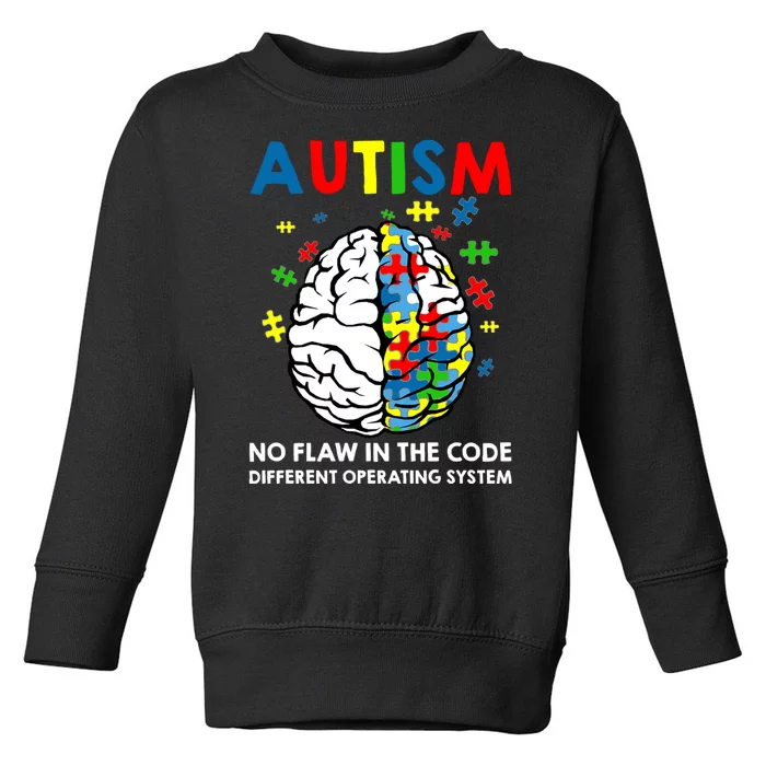 Autism Brain Operating System Toddler Sweatshirt