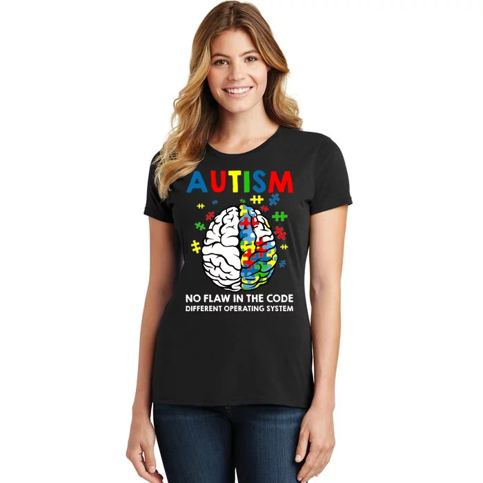 Autism Brain Operating System Women's T-Shirt