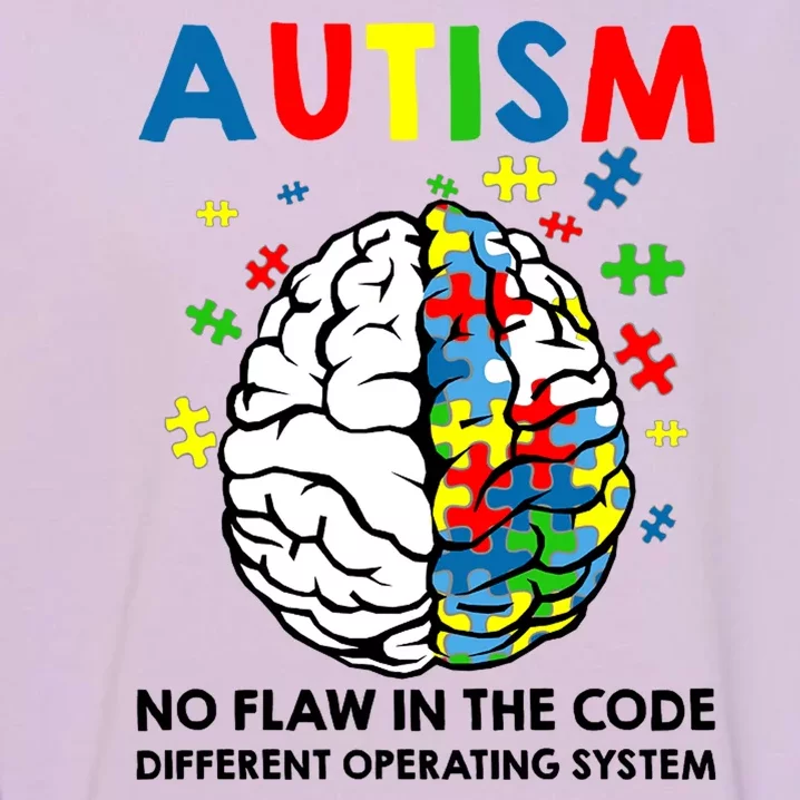 Autism Brain Operating System Garment-Dyed Sweatshirt