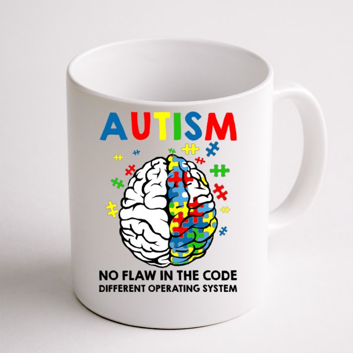 Autism Brain Operating System Front & Back Coffee Mug