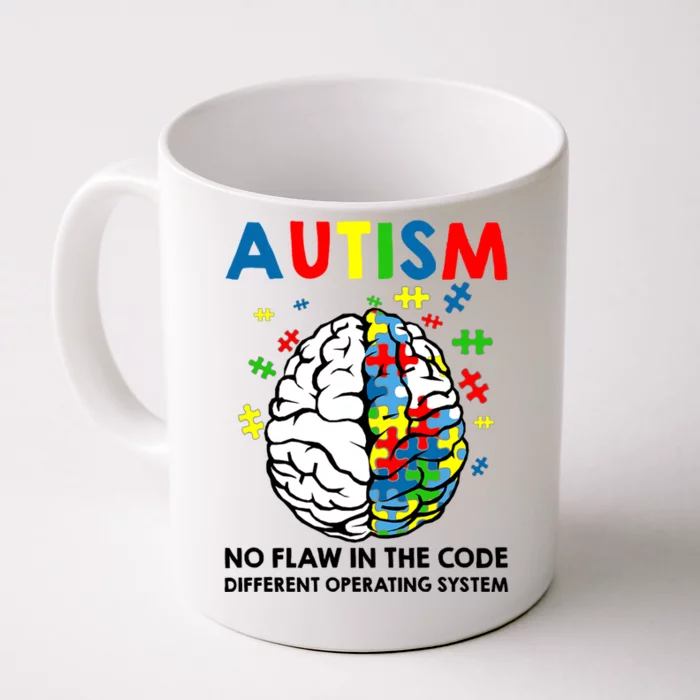 Autism Brain Operating System Front & Back Coffee Mug