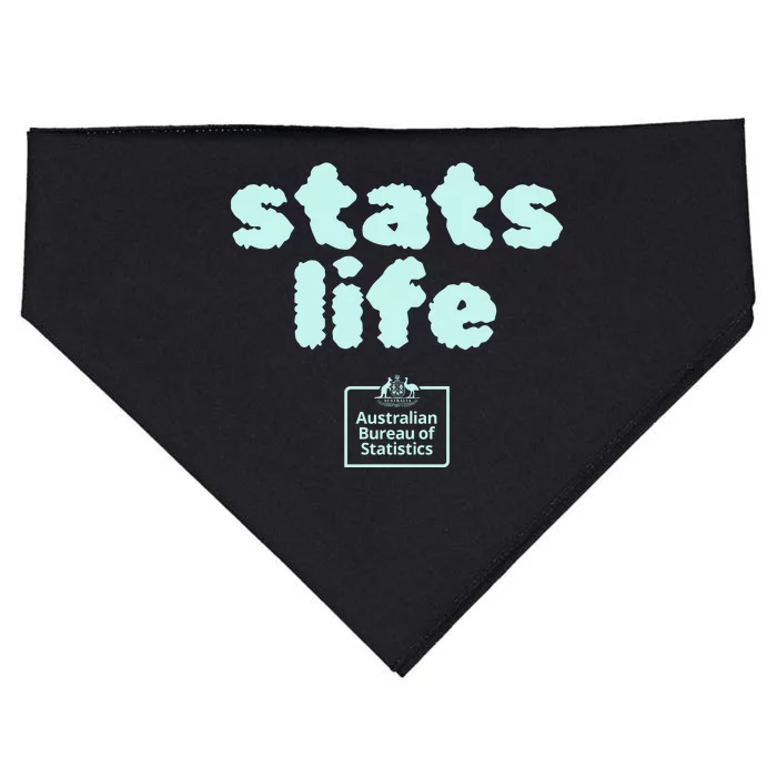 Australian Bureau Of Statistics Stats Life USA-Made Doggie Bandana