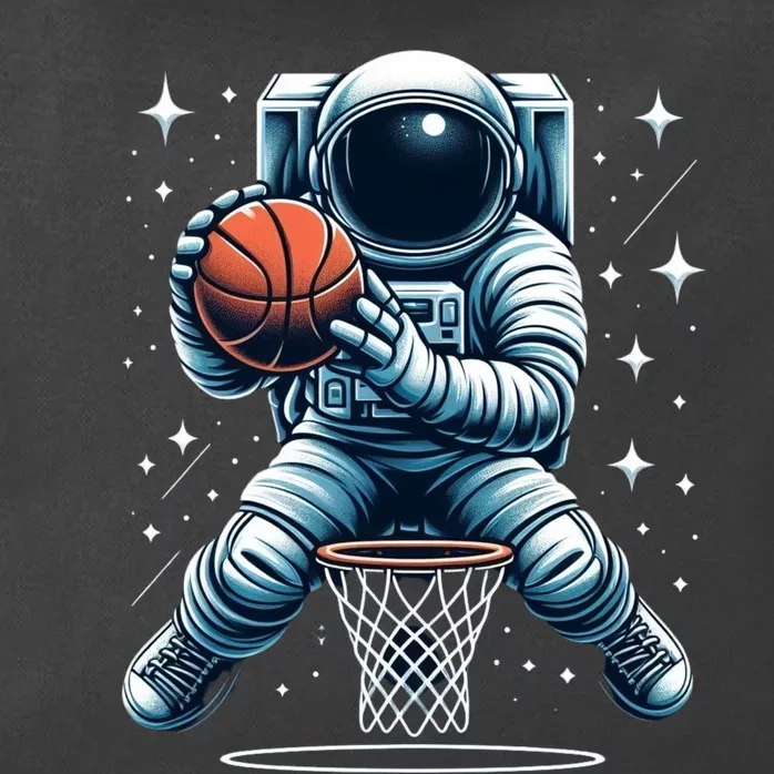 Astronaut Basketball Outer Space: Dunk Your Way Through The Cosmos Zip Tote Bag