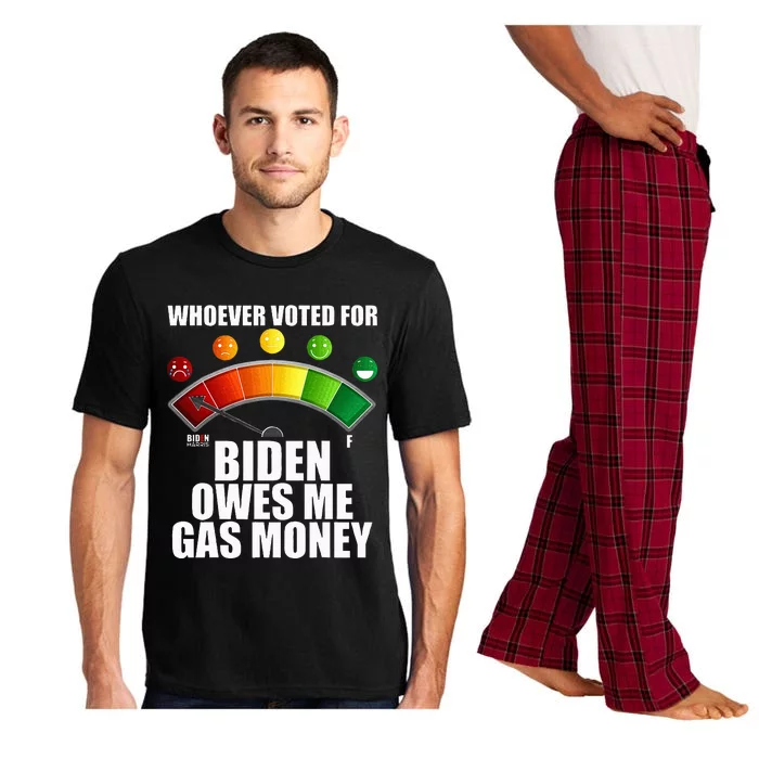 Anti Biden Owes Me Gas Money Pro America For Republicans Pajama Set