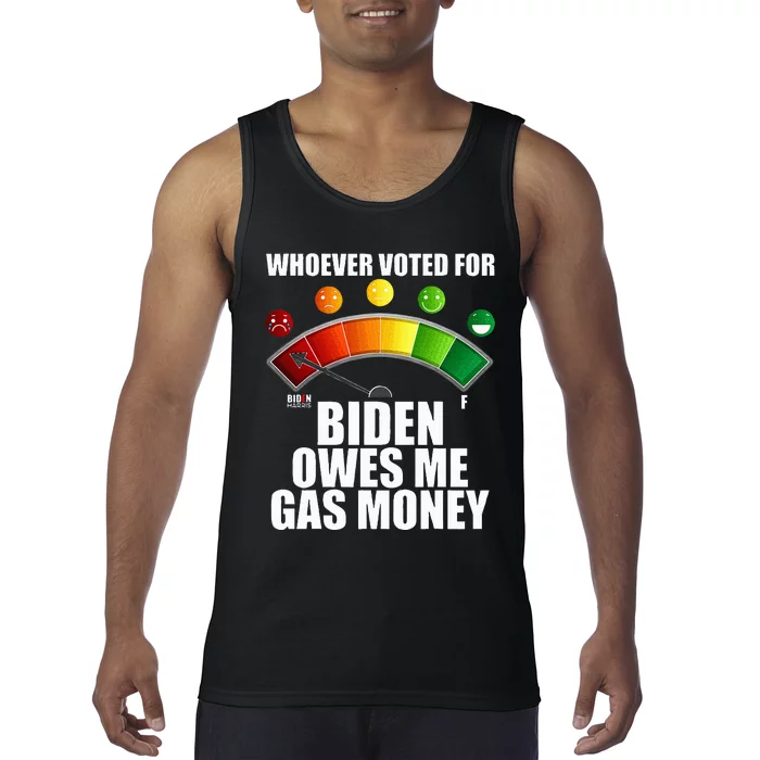 Anti Biden Owes Me Gas Money Pro America For Republicans Tank Top