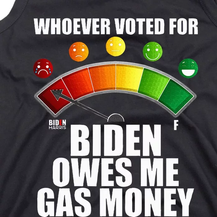 Anti Biden Owes Me Gas Money Pro America For Republicans Tank Top