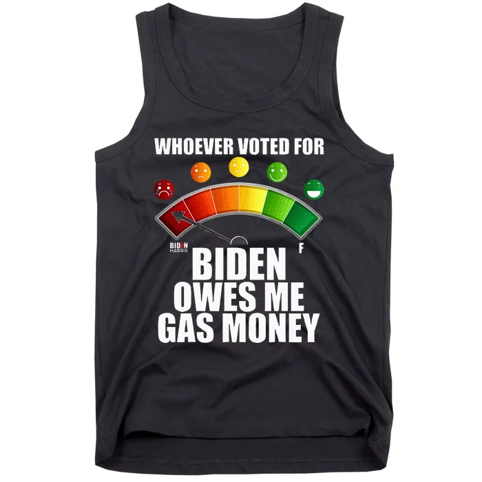 Anti Biden Owes Me Gas Money Pro America For Republicans Tank Top