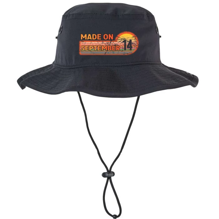 Awesome Born On 14th Birthday Vintage Made On September 14 Legacy Cool Fit Booney Bucket Hat