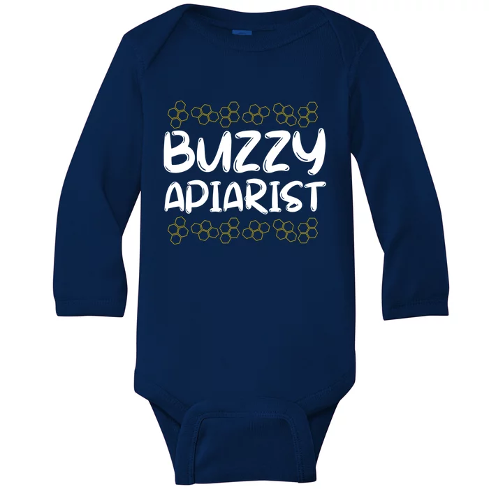 Apiarist Beekeeper Proud Bee Apiculture Beekeeping Gift Baby Long Sleeve Bodysuit