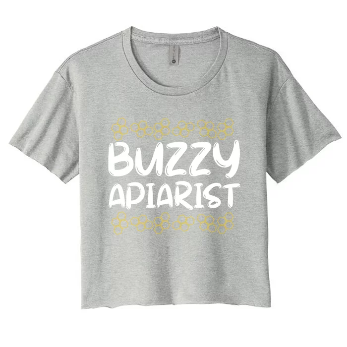 Apiarist Beekeeper Proud Bee Apiculture Beekeeping Gift Women's Crop Top Tee