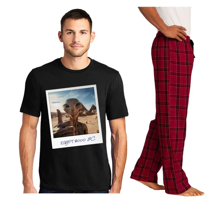 Aliens Building Pyramids Ufo Conspiracy Theory Sarcasm Pajama Set