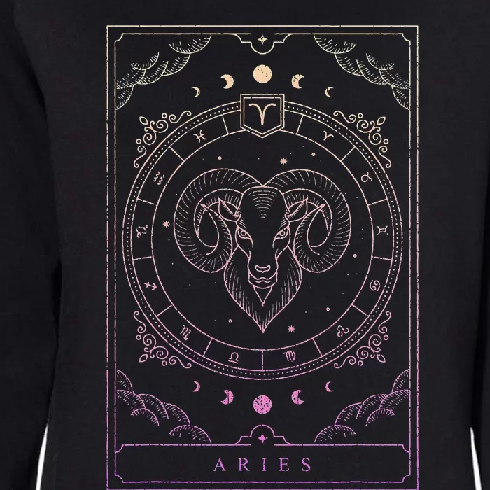 Aries Birthday Present Wo Zodiac Sign Aries Womens California Wash Sweatshirt